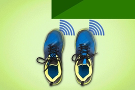 Researchers are developing a new boot with built-in sensors and tiny “haptic” motors, whose vibrations can guide the wearer around or over obstacles. Vibrations will jump from low to high intensity when the wearer is at risk of colliding with an obstacle.
