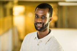 “People have their different ways of adapting,” says MIT graduate student Billy Ndengeyingoma. “And mine was approaching all the people from the international community and trying to figure things out together, like how to catch a train, and all these very basic things, but also reaching out to the American students, who were very open, to talk about the culture and the way things work here....