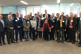 Participants of MIT's Low Carbon Desalination Workshop, which explored the potential for reducing the carbon footprint of desalination plants.
