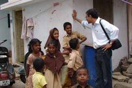 A new study of rural India shows that modest levels of medical training can improve the quality of health care furnished by informal health care providers. The study was co-authored by Abhijit Banerjee, the Ford International Professor of Economics at MIT and a co-author of the study, pictured here on the right during a visit to India.
