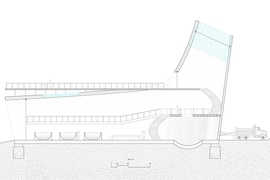 MIT professor Sheila Kennedy brought her Architecture Design Core Studio III students to the Valle de Guadeloupe, in Baja — a wine region severely affected by drought and climate change. The students then developed novel architectural and site designs that could help wineries survive and thrive in a challenging climate. Shown here is one student’s design of a grape deposit chamber, the first s...