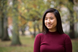 “I decided to come to MIT because it was the best place to do engineering, and I eventually settled on materials science, because I felt like it was really applicable to all sorts of fields, including medicine," MIT senior Tiffany Yeh says.
