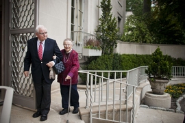 When Paul Gray became MIT’s 14th president, he and his family moved into the previously vacant president’s house, where they held weekly dinners for seniors, among many other events. The house is now named Gray House.