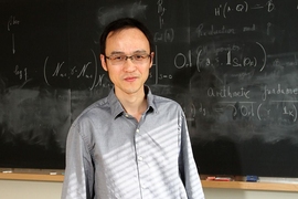 MIT professor Wei Zhang, pictured here, will share the New Horizons in Mathematics Breakthrough Prize with collaborator Zhiwei Yun.
