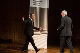 World-renowned cellist Yo-Yo Ma delivered the spring 2018 Karl Taylor Compton Lecture on March 19. He was introduced by MIT President L. Rafael Reif.