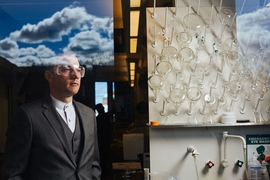 Since joining the MIT faculty in 2011, Brad Pentelute has continued working on anthrax, hoping to develop it as a possible vehicle for delivering drugs across not only cell membranes but also the blood-brain barrier. 