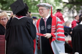 Nine hundred ninety-nine undergraduates and 1,821 graduate students received their MIT diplomas at the 2018 Commencement ceremony.