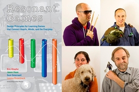 “Resonant Games” is being published by the MIT Press. The authors (top left, clockwise): Jason Haas, Eric Klopfer, Scot Osterweil, and Louisa Rosenbeck