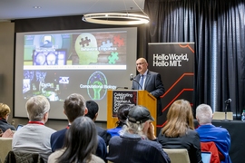 “We’re in the midst of a global transformation that’s catalyzed by the rapid acceleration of digital technologies, including unprecedented access to computation and data,” said Farnam Jahanian, president of Carnegie Mellon University, in a keynote address during the three-day celebration for the MIT Stephen A. Schwarzman College of Computing.