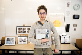 Ziv Epstein, a graduate student in the Media Lab, is a team member of Eliza, which explores artificial intelligence through various materials and work. For their project in the Computing Connections Challenge, the interdisciplinary student team developed an end-to-end generative adversarial network (GAN) model that is capable of removing objects from images and adding objects back into images.