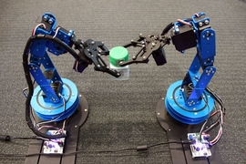 MIT Media Lab researchers are using RFID tags to help robots home in on moving objects with unprecedented speed and accuracy, potentially enabling greater collaboration in robotic packaging and assembly and among swarms of drones.