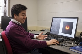 Kazunori Akiyama, a coordinator of the EHT Imaging Working Group, discusses the image of the black hole made during the process of data validation.
