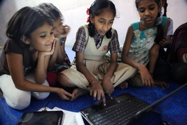 Dharavi Tech Girls learn to create apps to help people in their community.