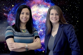 Rana Ezzeddine and Anna Frebel of MIT have observed evidence that the first stars in the universe exploded as asymmetric supernova, strong enough to scatter heavy elements such as zinc across the early universe.