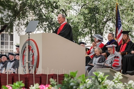 Michael Bloomberg, entrepreneur, philanthropist, and three-term New York City mayor, addressed the Class of 2019 during MIT’s commencement ceremony on June 7. 