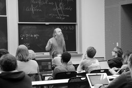 Professor of linguistics Norvin Richards teaches 24.917 (ConLangs: How to Construct a Language).