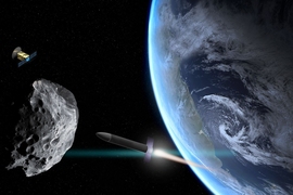 MIT researchers have devised a framework for deciding which type of mission would be most successful in deflecting an incoming asteroid, taking into account an asteroid’s mass and momentum, its proximity to a gravitational keyhole, and the amount of warning time that scientists have of an impending collision.