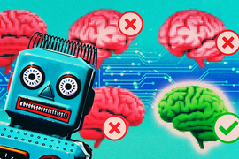 robot brain graphic