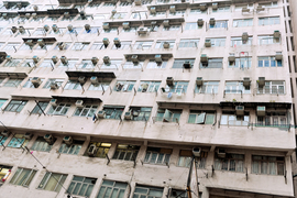 air conditioners in building