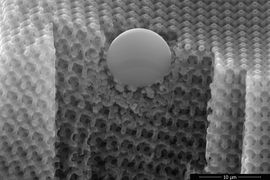 image of material withstanding microparticle collision