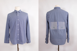 dress shirt with acoustic fabric