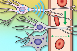 graphic of neurons being monitored