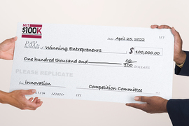 A $100K check with note: Please copy