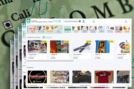screenshot of quipu's marketplace