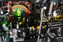 the system of lasers used in the experiment