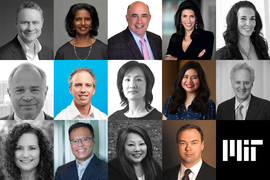 Portraits of the 10 MIT Corporation term members