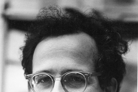 Grayscale headshot of a young Rainer Weiss