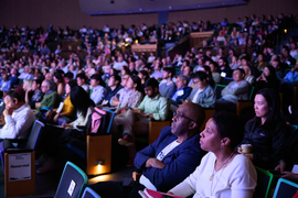 A large audience