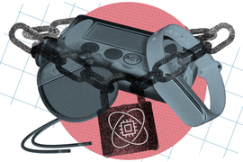 Personal medical devices securely wrapped in a chain