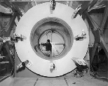 This 40-ton magnet completed by a US engineering team (photographed at a Lockheed Martin plant in San Diego) is key to an international experiment on nuclear fusion.