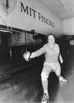 MIT civil engineering sophomore Caroline Purcell took the gold medal in the sabre competition at the Junior/Cadet Pan American Fencing Championships.