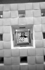 Jeannine Mosely (PhD 1984) taught "Menger's Sponge-Building Workshop: Creating 3-D Mathematical Sculptures," which explored the geometry of the sponge by using classic origami techniques to build modules that can be assembled into an approximate model of a fractal.