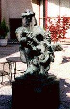 Jacques Lipchitz
Sacrifice III, 1949-57
Bronze, 55 x 40 x 25"
Music Library Courtyard