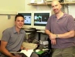 Postdoctoral fellow Jonathan Wallis (left) and Professor Earl Miller have pinpointed how and where abstract thoughts are represented in monkeys' brains.