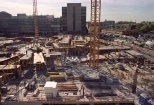 The construction site for the new Ray and Maria Stata Center for Computer, Information and Intelligence Sciences at Vassar and Main streets is humming with activity.