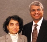Jaishree Deshpande and Desh Deshpande.