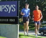 Alumni Paul Osepa (left) and Ron Duncan (right) will run the 24,777-smoot Boston Marathon in April.