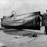 Confederate submarine H.L. Hunley, 1902 sketch
