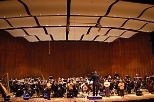 The stage is set for Toy Symphony's Boston premiere at Kresge Auditorium last Saturday.
������