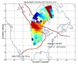 Data from the MIT Millstone Hill large incoherent scatter radar shows that the large-scale ionospheric density enhancement is transported rapidly sunward and poleward by intense magnetospheric electric fields. The extent of the radar scan across the feature is indicated. A two-order of magnitude increase in ion number flux occurs within the density plume.