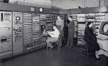 The Whirlwind I operational control center, replacing its analog system predecessors, was used in the early 1950s for mathematical research and studying engineering problems.