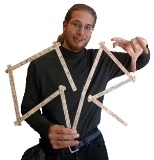 Erik Demaine solved the "carpenter's rule problem."