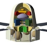 A view inside the Mars Gravity Biosatellite, whichÂ will spin to create artificial gravity at the same level as that on Mars (approximately one-third of that on Earth) in order to be able to study the effects of Martian-level gravity on mammals.