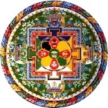 The Chenrezig Mandala, to be constructed by Buddhist monks at MIT commencing March 3.
