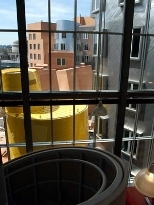 A view from the ninth floor of the Stata Center.