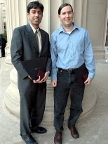 Goodwin medalists Rajeev Malhotra (left) and Brian C. Dean.
